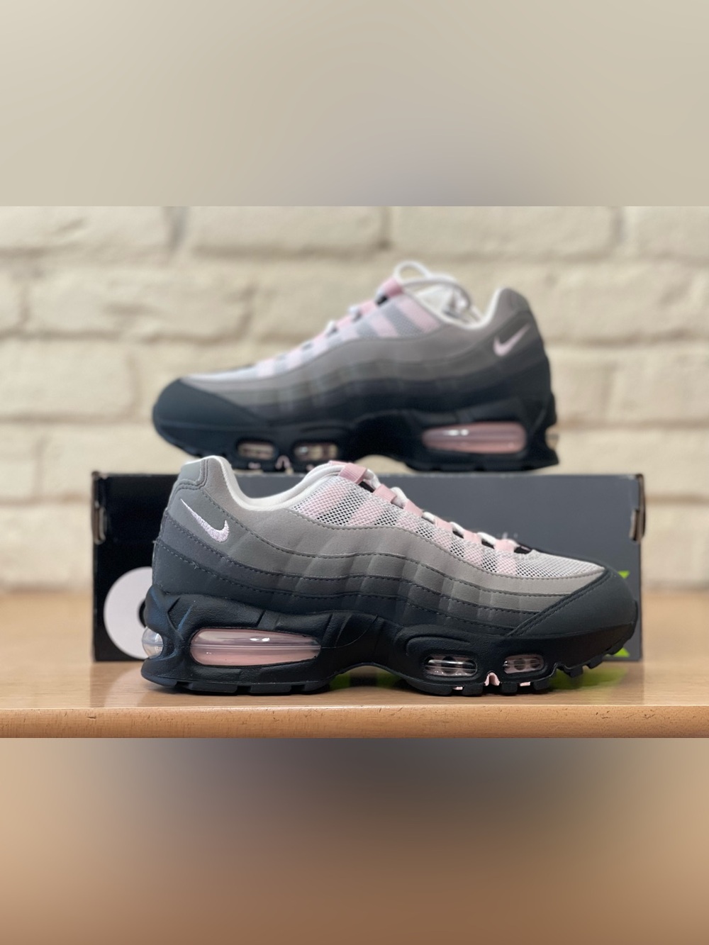 Nike Air Max 95 OG Big Bubble Pink Foam Women Sz 7.5 HJ5996-001 Black Pink White